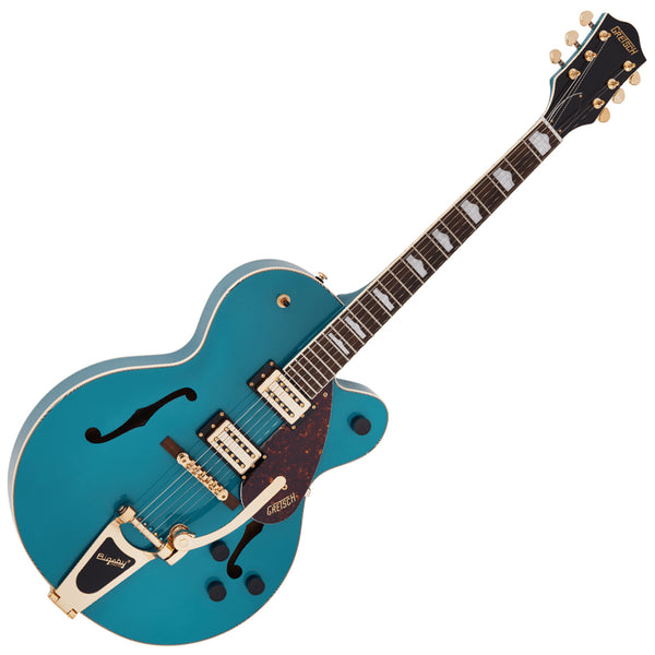 Gretsch G2410TG STREAMLINER HOLLOW BODY ELECTRIC GUITAR in OCEAN TURQUOISE - 2804800508
