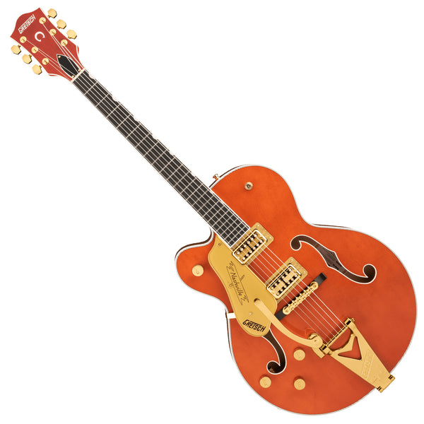 Gretsch G6120TG-LH Players Edition Nashville Left Handed Hollow Body Electric Guitar Bigsby w/Case - 2401327822