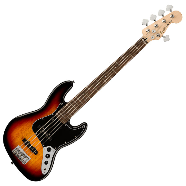 Squier Affinity J Bass V Electric Bass Laurel in 3 Tone Sunburst - 0378651500