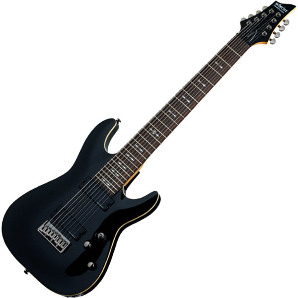 Schecter Omen 8 String Electric Guitar in Gloss Black - 2072SHC