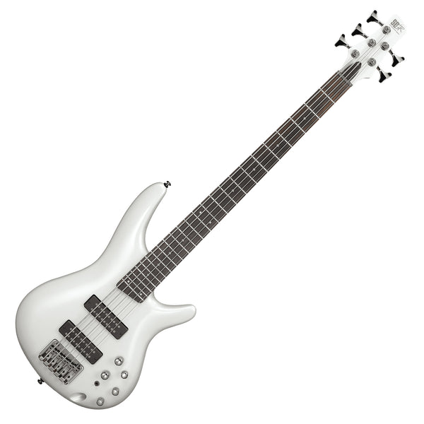 Ibanez SR Standard 5 String Electric Bass in Pearl White - SR305EPW
