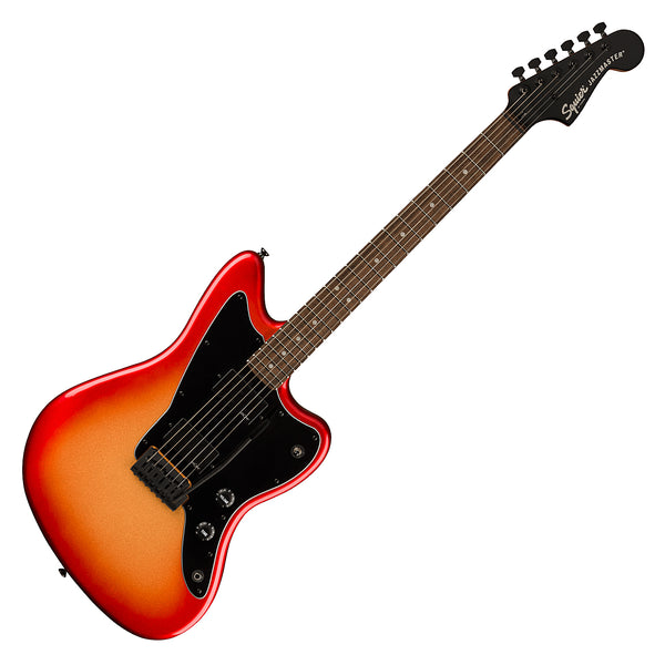 Squier Contemporary Active Jazzmaster Electric Guitar HH Laurel Black Pickguard in Sunset Metallic - 0370335570