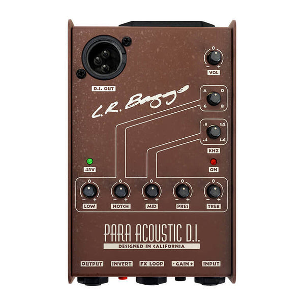 LR BAGGS Para Acoustic DI Box Effects Pedal with 5 Band Parametric EQ - LRPARADI