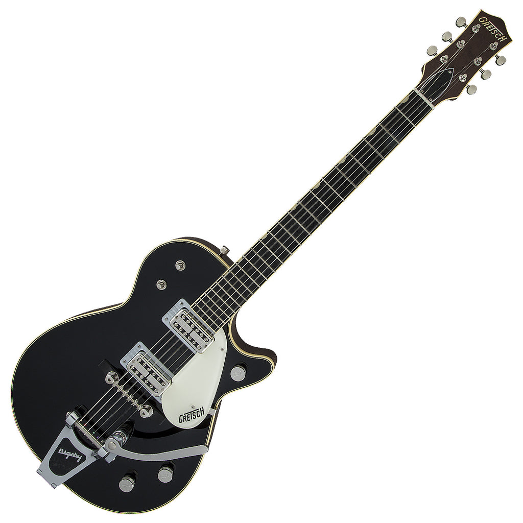 Gretsch G6128T-59 Vintage Select '59 Duo Jet Bigsby in Black Electric Guitar w/Case - 2401712806