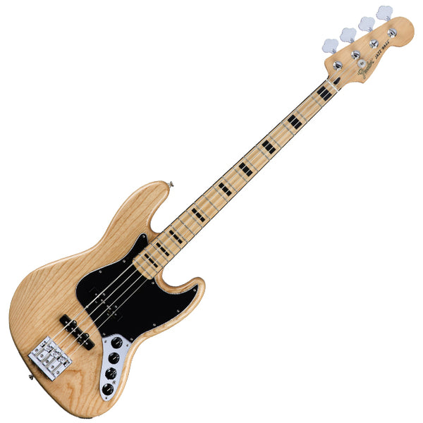 Fender Deluxe Active Jazz Electric Bass Maple Fingerboard in Natural - 0143512321