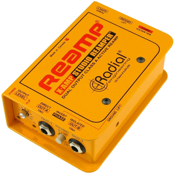 Radial R8001028 X-Amp Active Class-A Reamper Effects Pedal DI Box