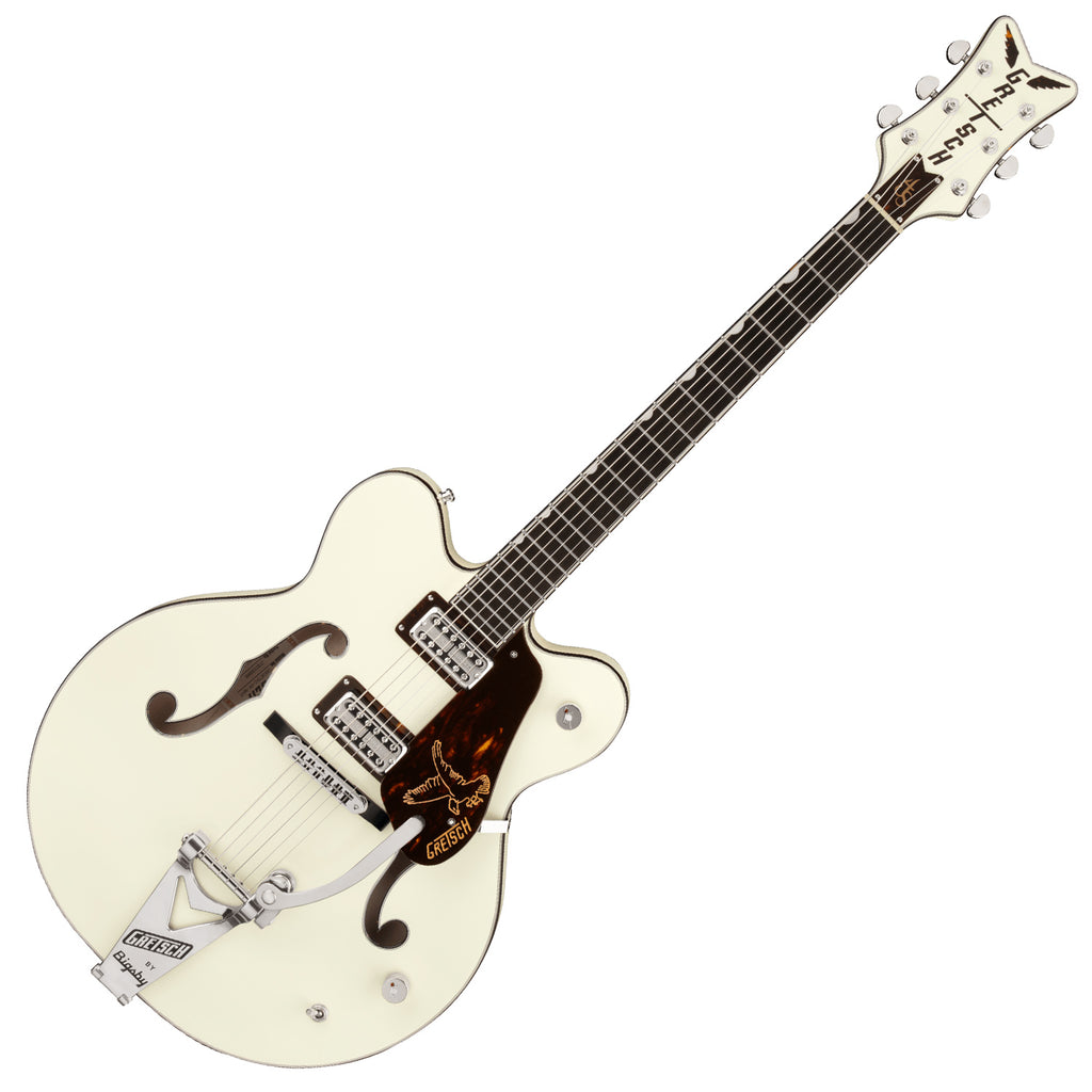 Gretsch G6636T-RF Richard Fortus Signature Falcon Electric Guitar Center Block Bigsby in Vintage White /Case - 2400940805