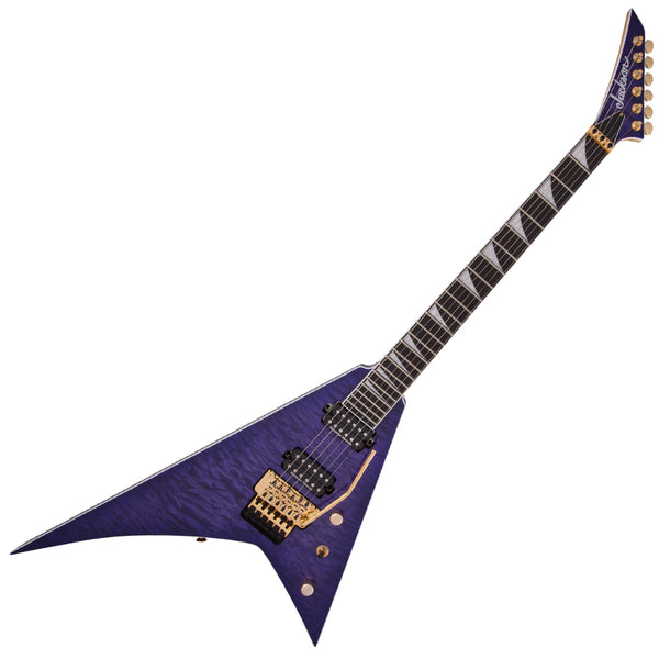 Jackson Pro RR24Q Electric Guitar in Trans Purple - 2914445592