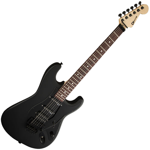 Charvel USA Select So-Cal Style 1 HSS Floyd Rosewood Electric Guitar in Pitch Black - 2836203768