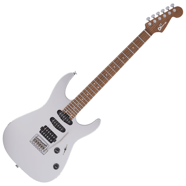 Charvel USA Select DK24 Electric Guitar 2 Point Tremolo HSS Caramelized Maple in Quicksilver - 2839413721