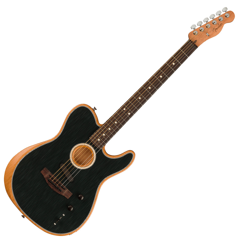 Fender Acoustasonic Player Telecaster Acoustic Electric in Brushed Black - 0972213239