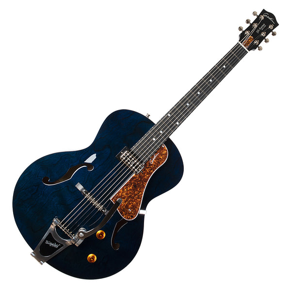 Godin 5th Avenue Night Club Hollow Body Electric Guitar in Indigo Blue - 50956