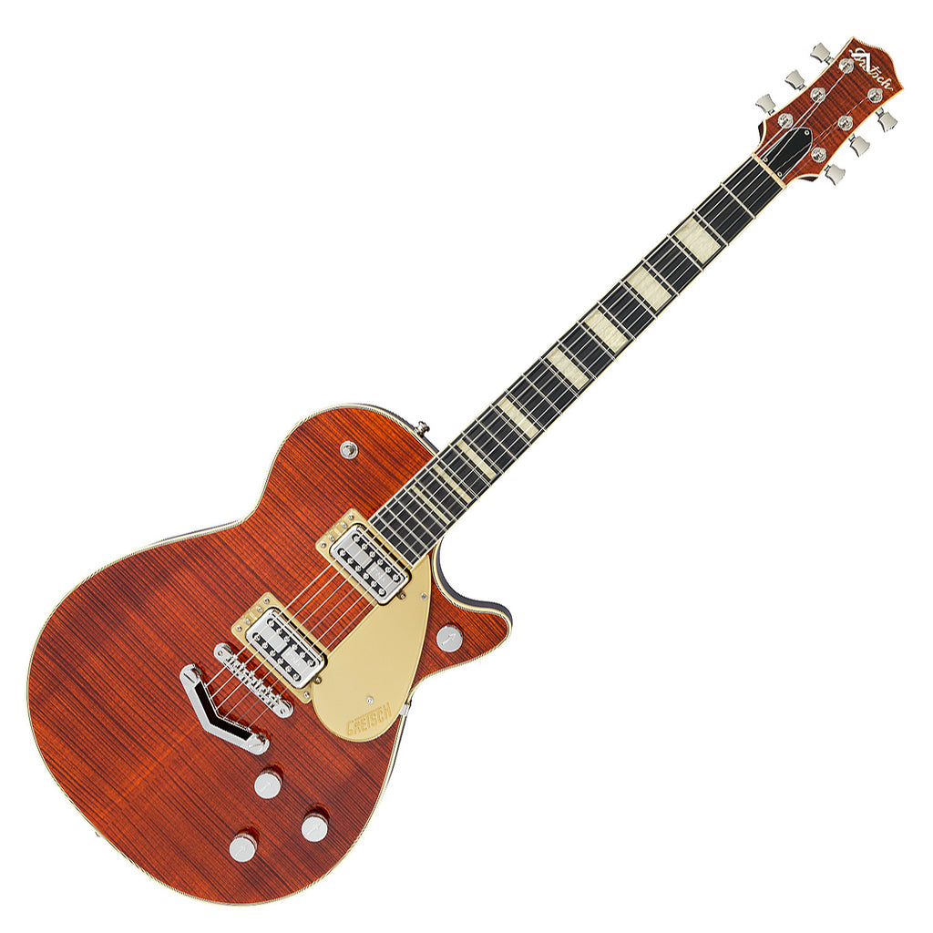 Gretsch G6228FM Players Edition Flame Maple Jet BT in Bourbon Stain Electric Guitar w/Case - 2413500878