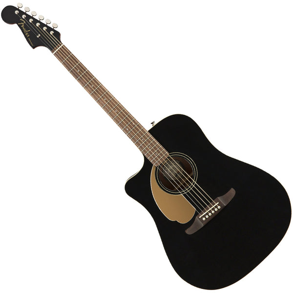 Fender Redondo Player Left Hand Acoustic Electric in Jetty Black - 0970718506