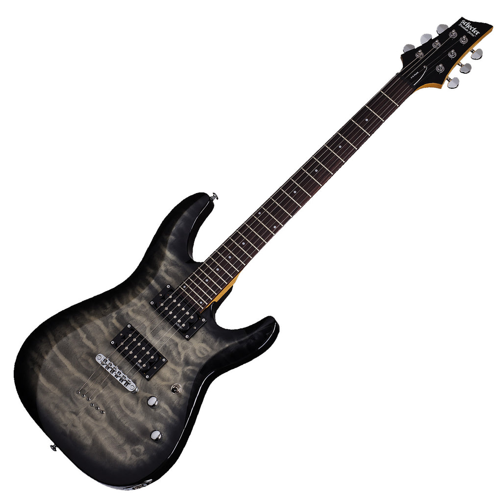 Schecter C-6 Electric Guitar Plus Charcoal Burst - 446SHC