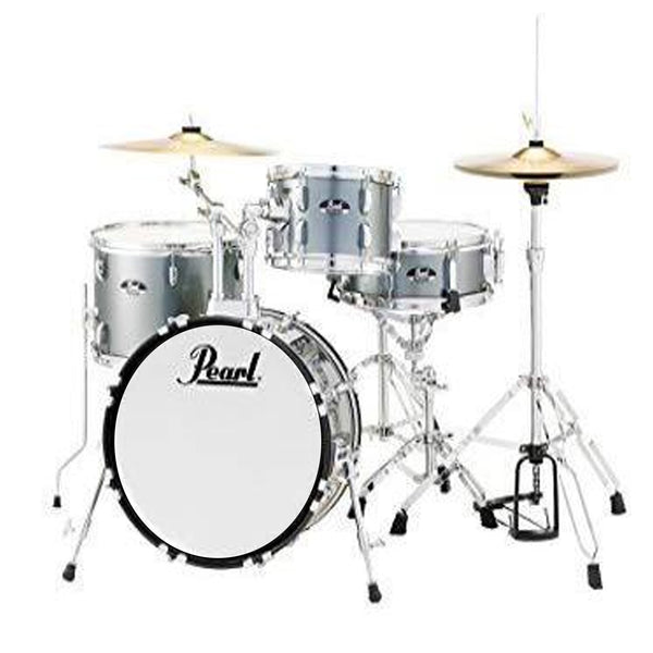 Pearl "IN STORE PICKUP ONLY" 4 Piece Roadshow Drum Kit in Charcoal Metallic with Stands and Cymbals - RS584CC706