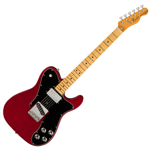 Fender American Vintage II 77 Telecaster Custom Electric Guitar Maple in Wine w/Vintage-Style Case - 0110442815