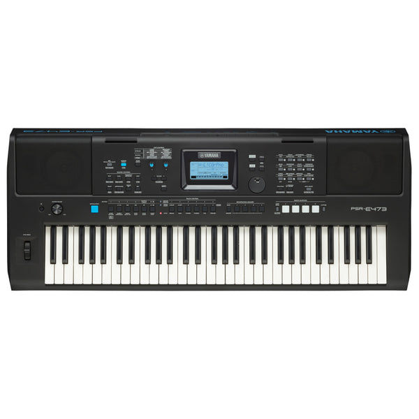 Yamaha 61 Key Portable Keyboard Touch Sensitive w/Power Supply - PSRE473