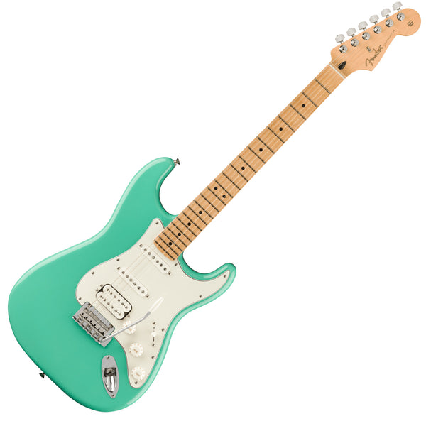 Fender Player Stratocaster Electric Guitar HSS Maple Neck in Seafoam Green - 0144522573