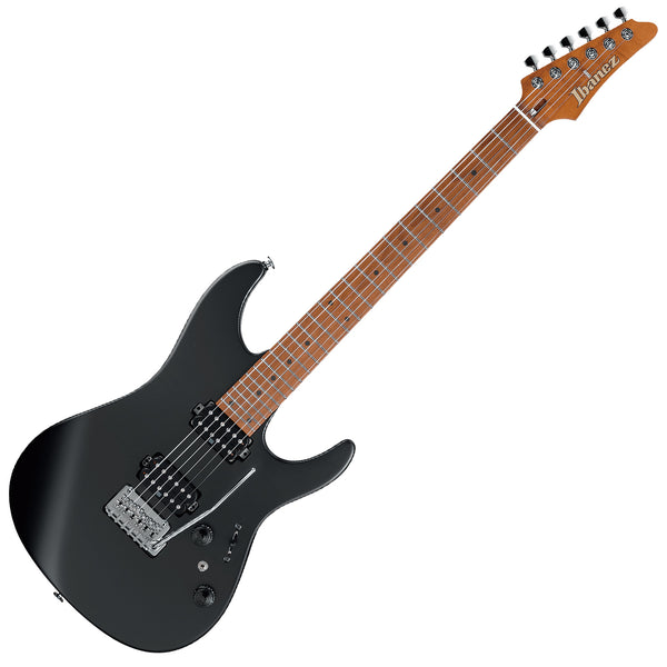 Ibanez AZ Prestige Electric Guitar in Black Flat w/Case - AZ2402BKF