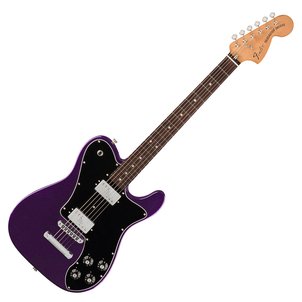 Fender Kingfish Telecaster Deluxe Electric Guitar Rosewood in Mississippi Night - 0115600787