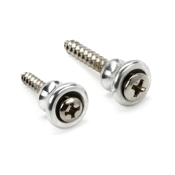 Gibson Aluminum Strap Button with Screw - Pair - EP020