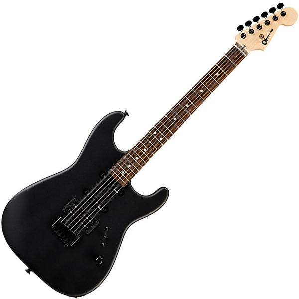 Charvel USA Select San Dimas Style 1 HSS Hard Tail Rosewood Electric Guitar in Pitch Black - 2835253768