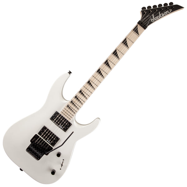 Jackson JS32 Dinky M Maple Fretboard Electric Guitar in Snow White - 2910238576