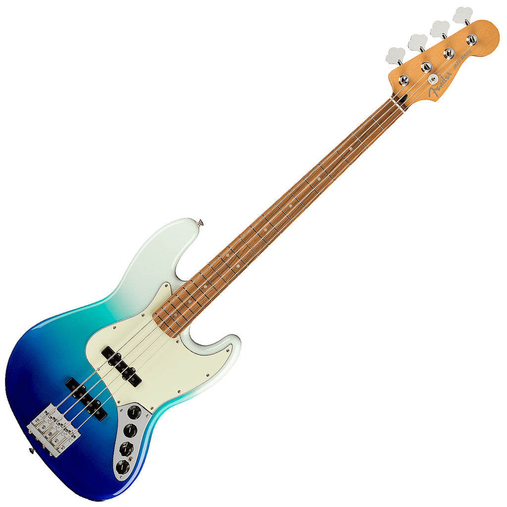 Fender Player Plus Active Jazz Electric Bass Pao Ferro in Belair Blue - 0147373330