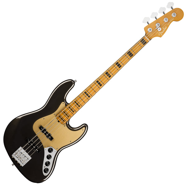 Fender American Ultra Jazz Electric Bass Maple in Texas Tea w/Case - 0199022790