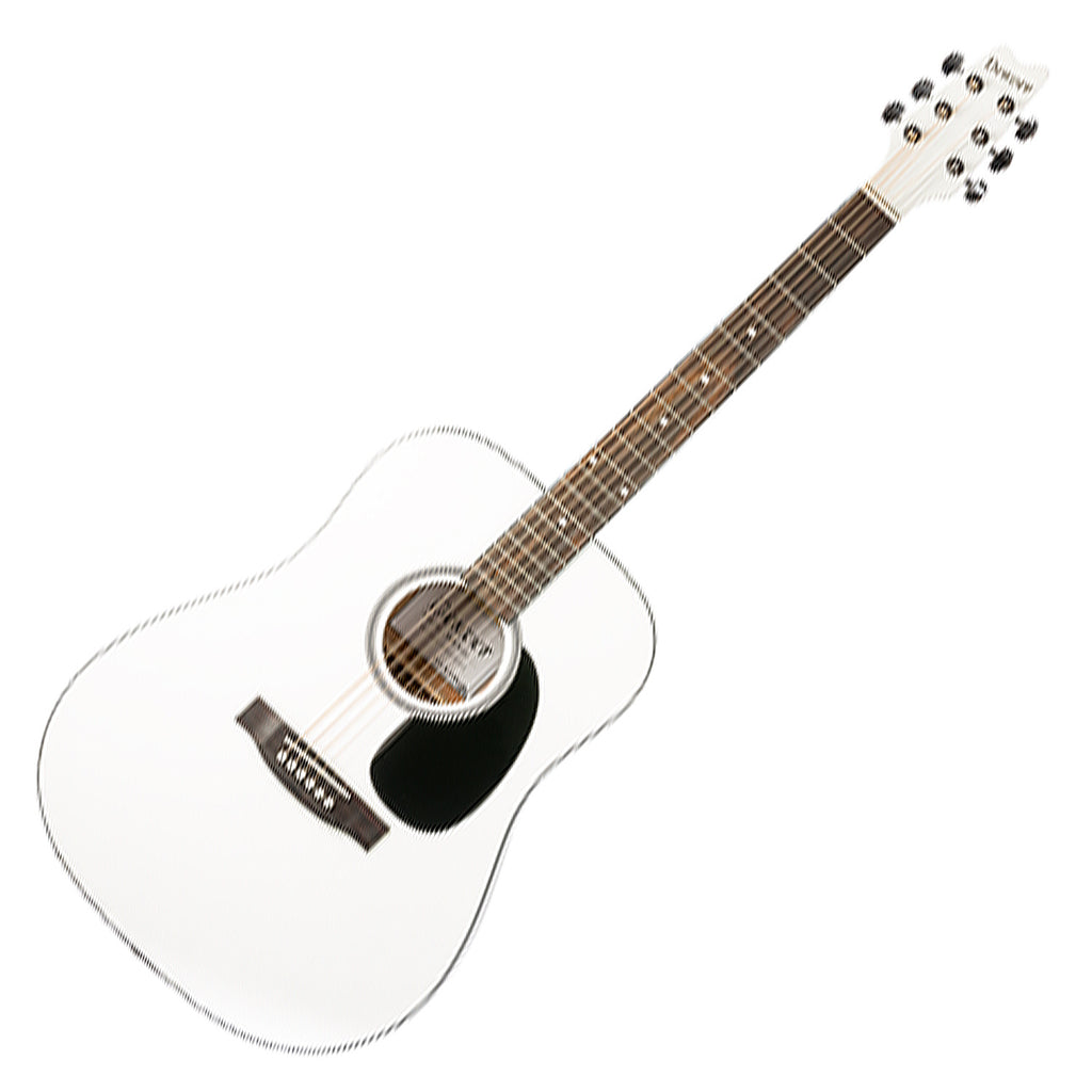 Denver Acoustic Guitar in White - DD44SWHT