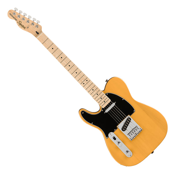 Squier Affinity Telecaster Left Handed Electric Guitar Maple in Butterscotch Blonde - 0378213550