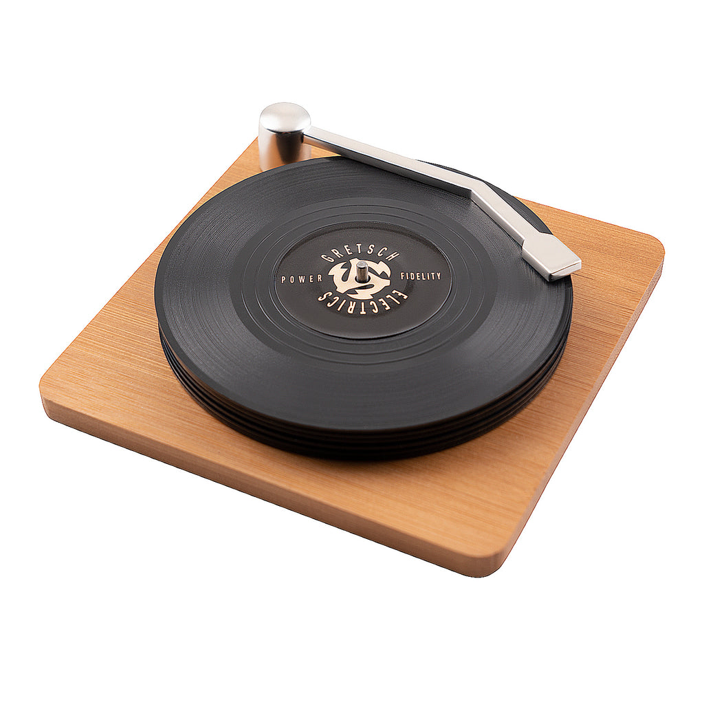 Gretsch Logo Power & Fidelity Vinyl Coaster Set - 9228277004
