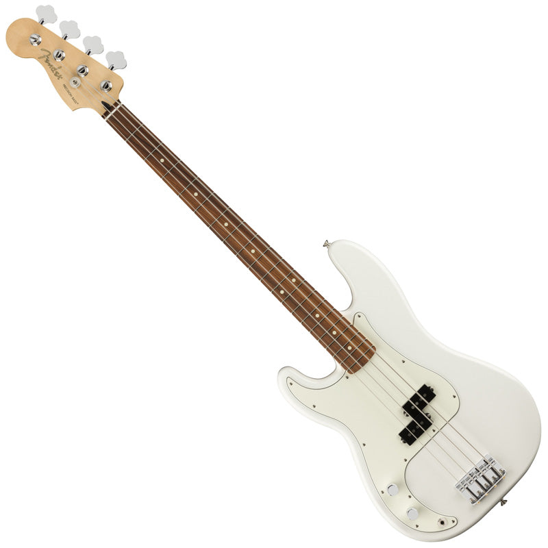 Fender Left Hand Player Precision Electric Bass Pau Ferro in Polar White - 0149823515