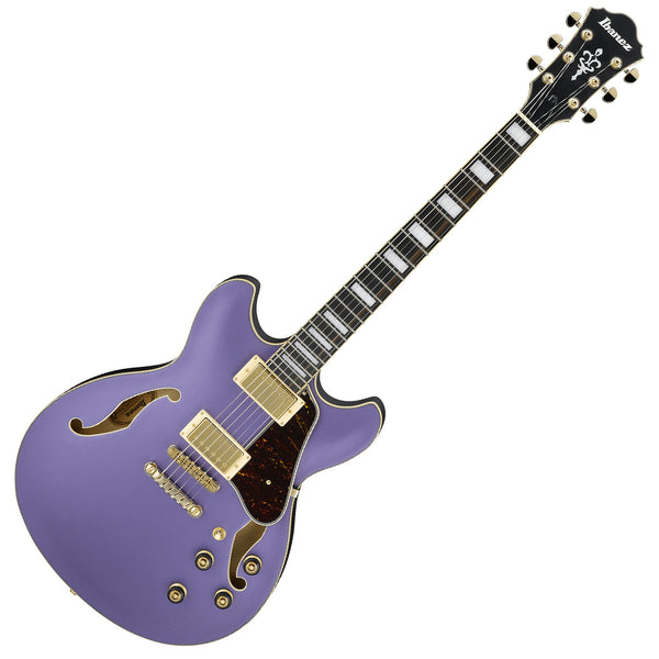Ibanez AS Artcore Electric Guitar in Metallic Purple Flat - AS73GMPF