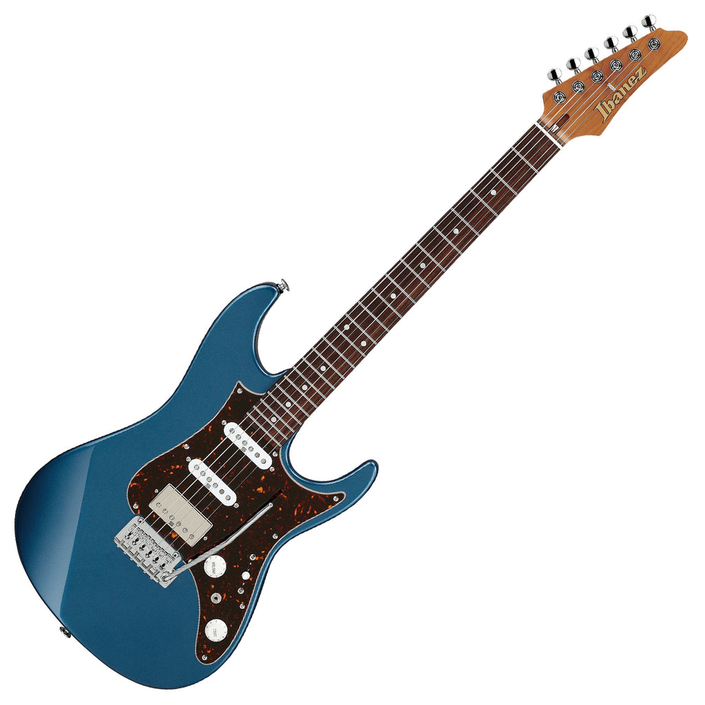 Ibanez AZ Prestige Electric Guitar in Prussian Blue Metallic w/Case - AZ2204NPBM