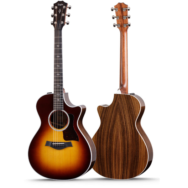 Taylor 412CE Grand Concert Acoustic Electric Rosewood Back Spruce Top in Tobacco Sunburst - 412CETS