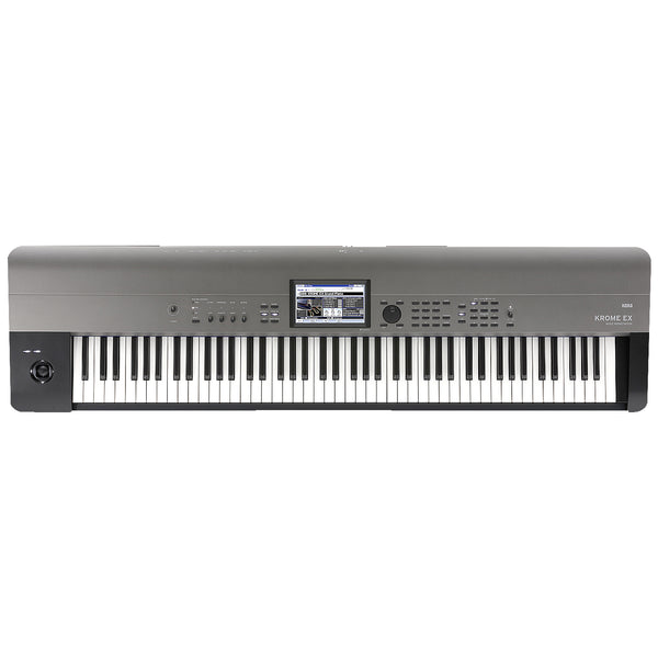 Korg 73 Key Digital Piano 4GB Kronos Based Workstation Synthesizer Color Touchview USB - KROME73EX | BENCH EXTRA