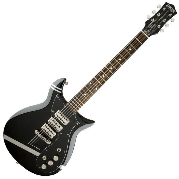 Gretsch G5135CVTPS Stump-O-Matic Electromatic Electric Guitar in Black and Pewter - 2515202506