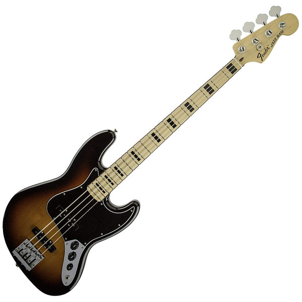 Fender Geddy Lee Signature Jazz Electric Bass Maple Fingerboard in 3-Color Sunburst - 0147702300