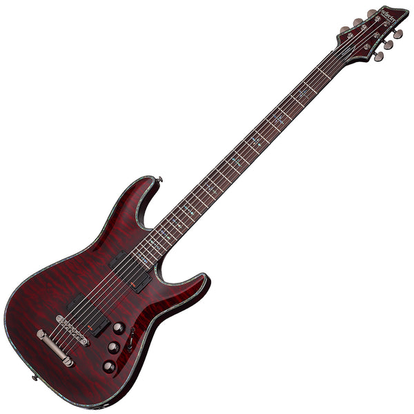 Schecter Hellraiser C VI Baritone Electric Guitar in Black Cherry - 184SHC