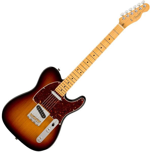 Fender American Professional II Telecaster Maple in 3 Tone Sunburst Electric Guitar w/Case - 0113942700