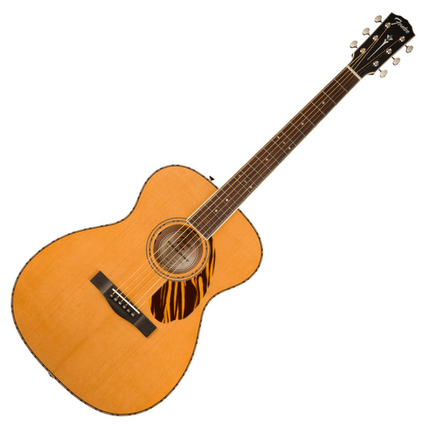 Fender PO-220E Paramount Acoustic Electric Orchestra In Natural w/Case - 0970350321