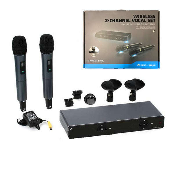 Sennheiser XS 1 Dual Wireless Vocal Microphone Set - XSW1835DUALA