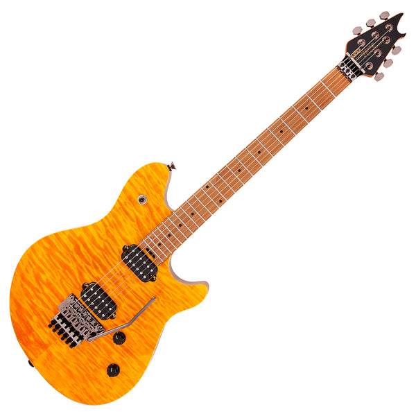 EVH Wolfgang Standard Quilted Maple Electric Guitar Baked Maple in Trans Amber - 5107004558