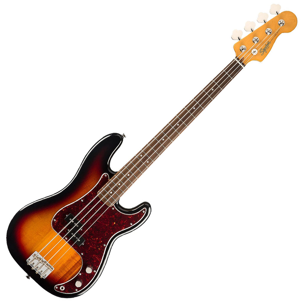 Squier Classic Vibe '60s Precision Electric Bass Laurel in 3-Color Sunburst - 0374510500