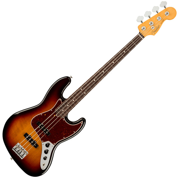 Fender American Professional II Jazz Electric Bass Rosewood 3 Colour Sunburst w/Case - 0193970700