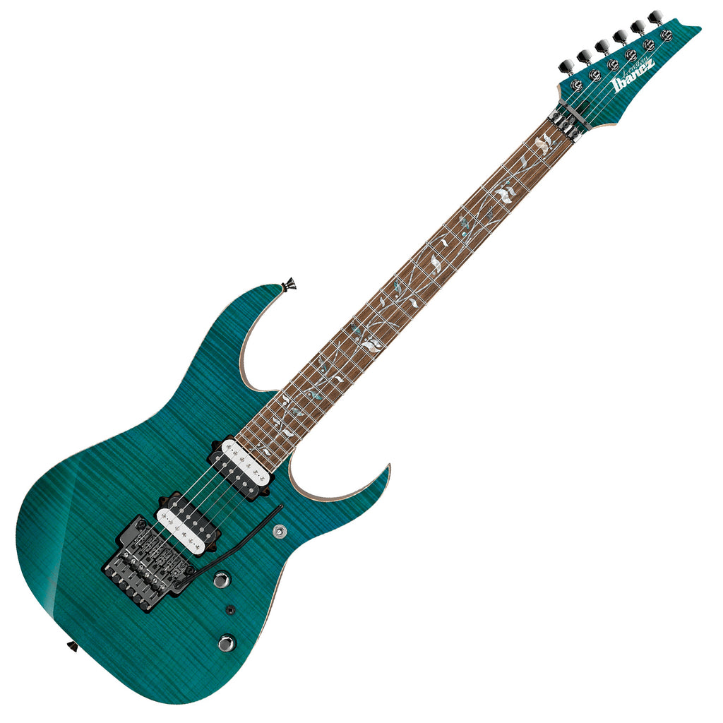 Ibanez RG J Custom Electric Guitar in Green Emerald w/Case - RG8520GE