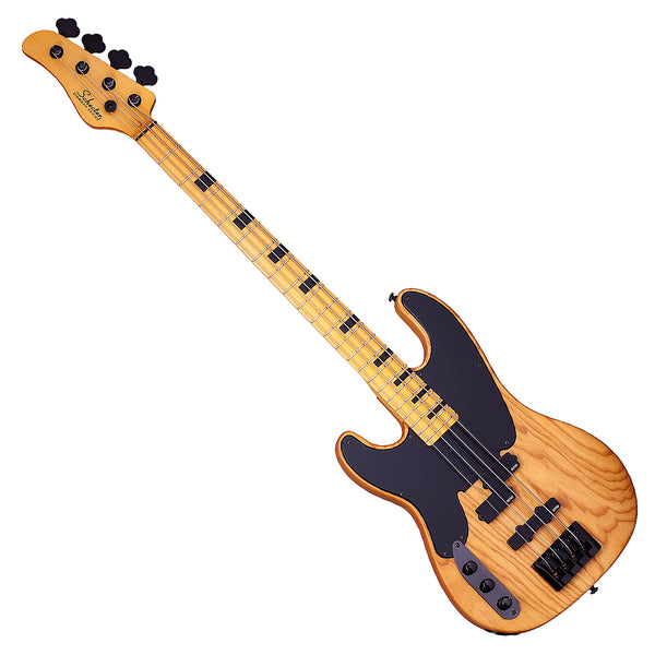 Schecter Model-T Session Electric Bass Left Handed Aged Natural Satin - 2849SHC