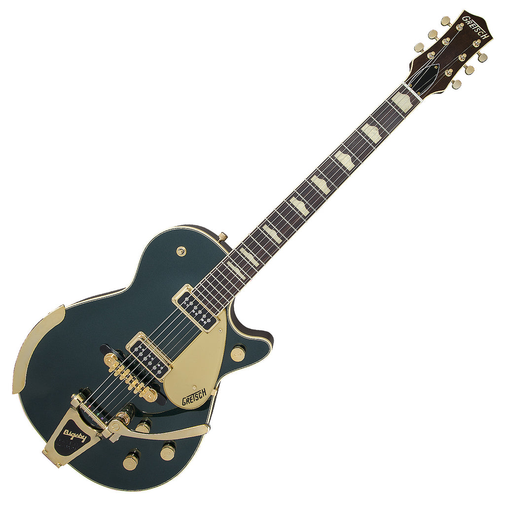 Gretsch G6128T-57Vintage Select '57 Duo Jet Bigsby in Cadillac Green Electric Guitar w/Case - 2401612846